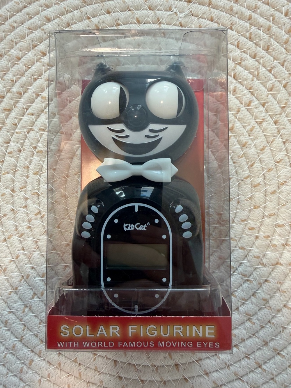 Solar Kit-Cat Digital Alarm Clock